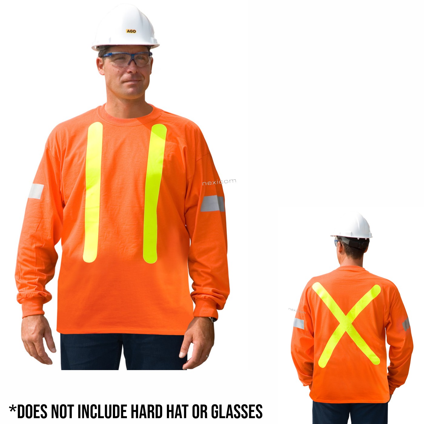 Cotton Safety Long Sleeve Shirt - Image 3