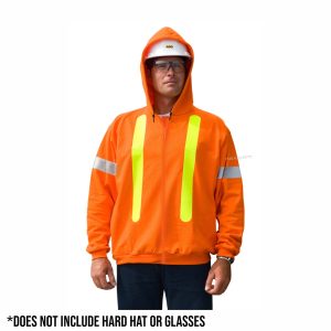 Cotton Safety Full Zip Hoodie