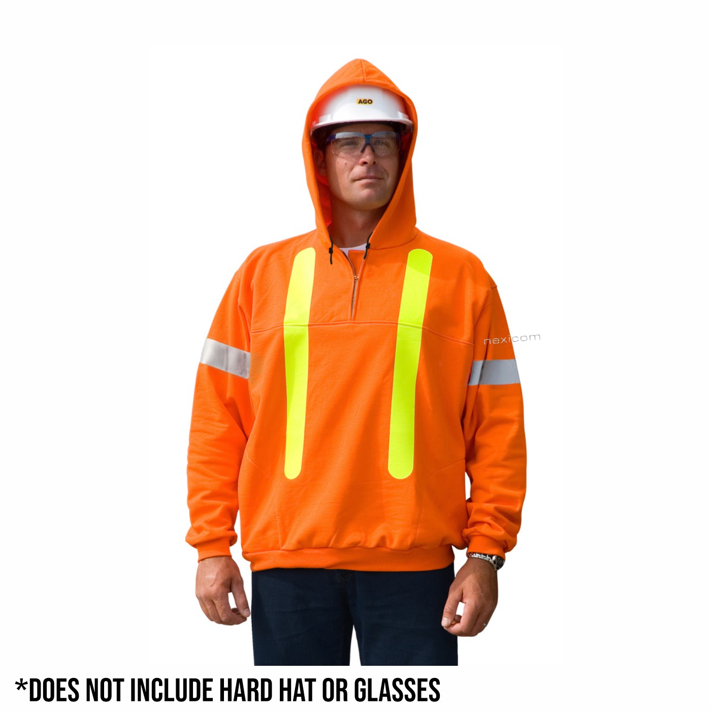Cotton Safety 1/4 Zip Hoodie