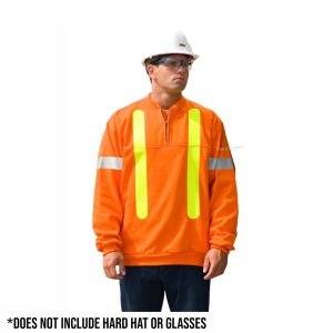 Cotton Safety 1/4 Zip Sweater