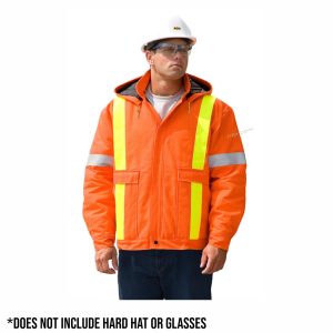 Insulated Bomber Safety Jacket