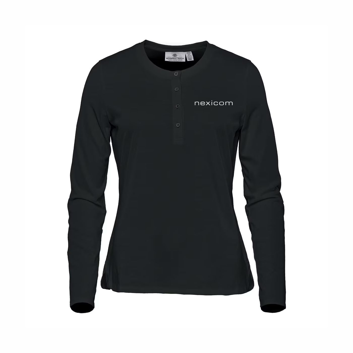 Torcello Long Sleeve Henley Shirt - Image 3