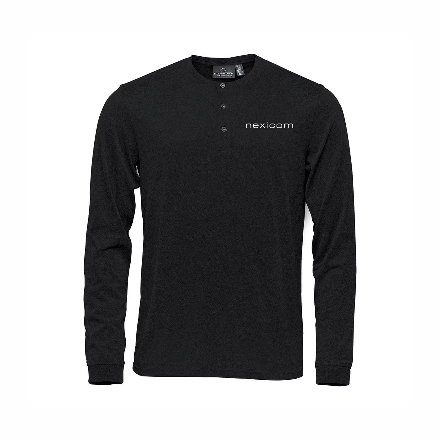 Torcello Long Sleeve Henley Shirt - Image 2