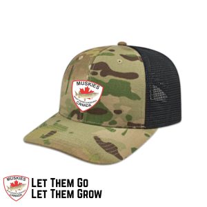 Premium Flexfit® Camo Trucker Meshback Hat