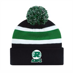 Striped Pom Pom Toque