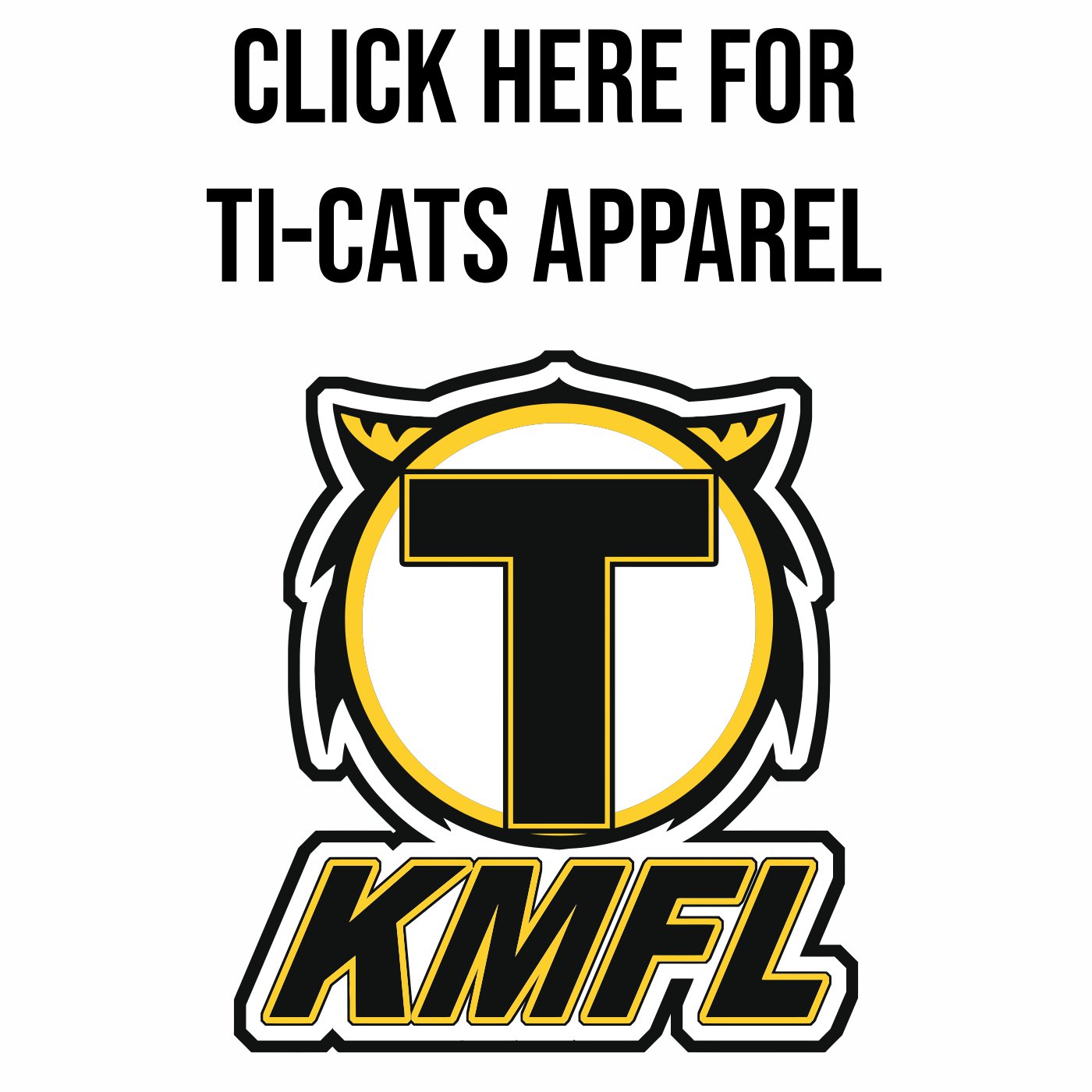 Ti-Cats apparel KMFL Ti-Cats e-store