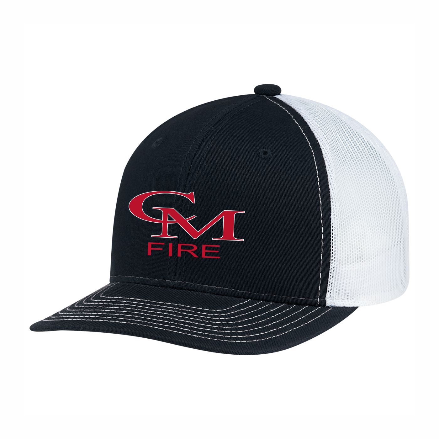 Meshback Trucker Hat (Front of Hat Logo) - Image 8