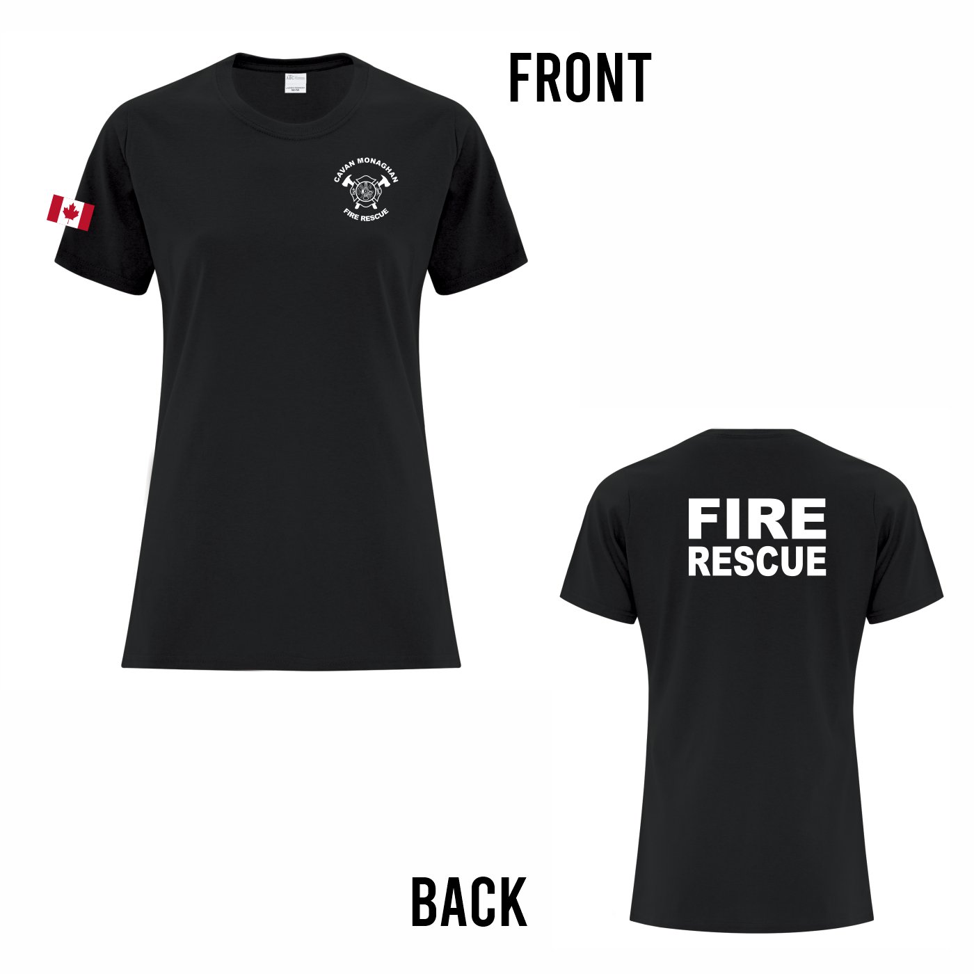 Cotton T-Shirt (Millbrook Cavan Firefighters Association) - Image 2