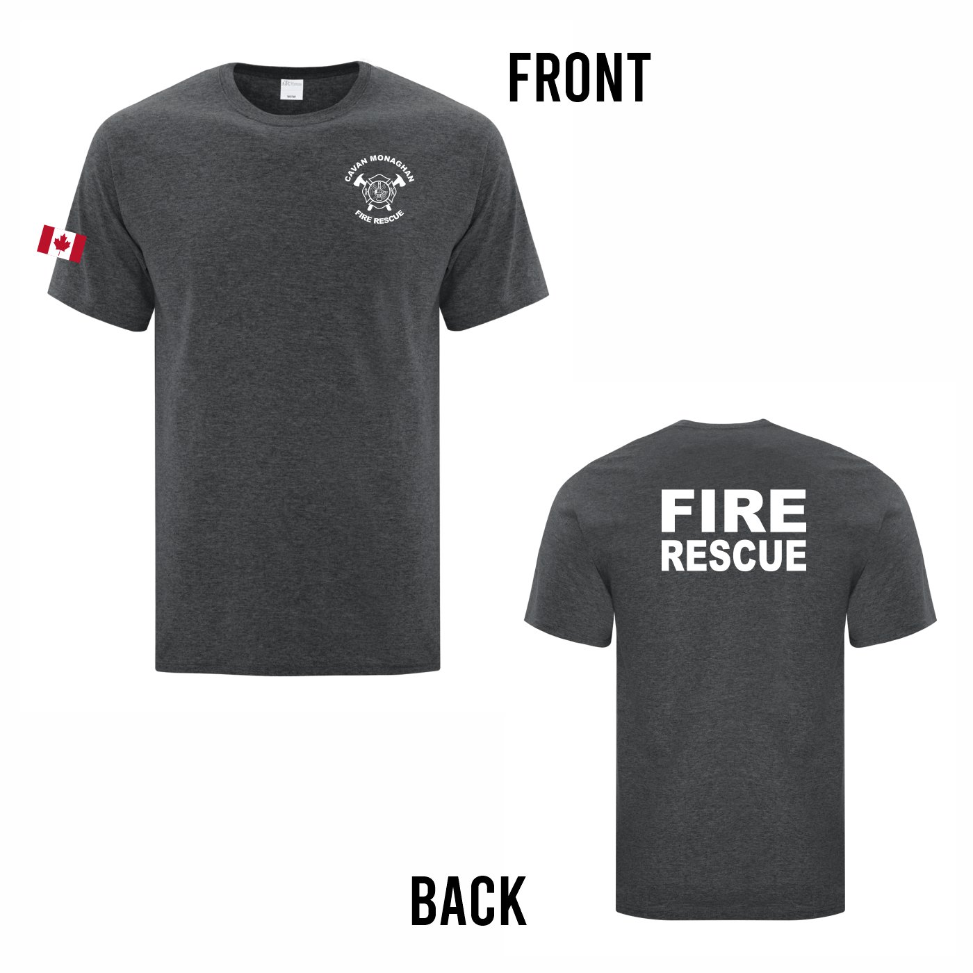 Cotton T-Shirt (Millbrook Cavan Firefighters Association) - Image 3