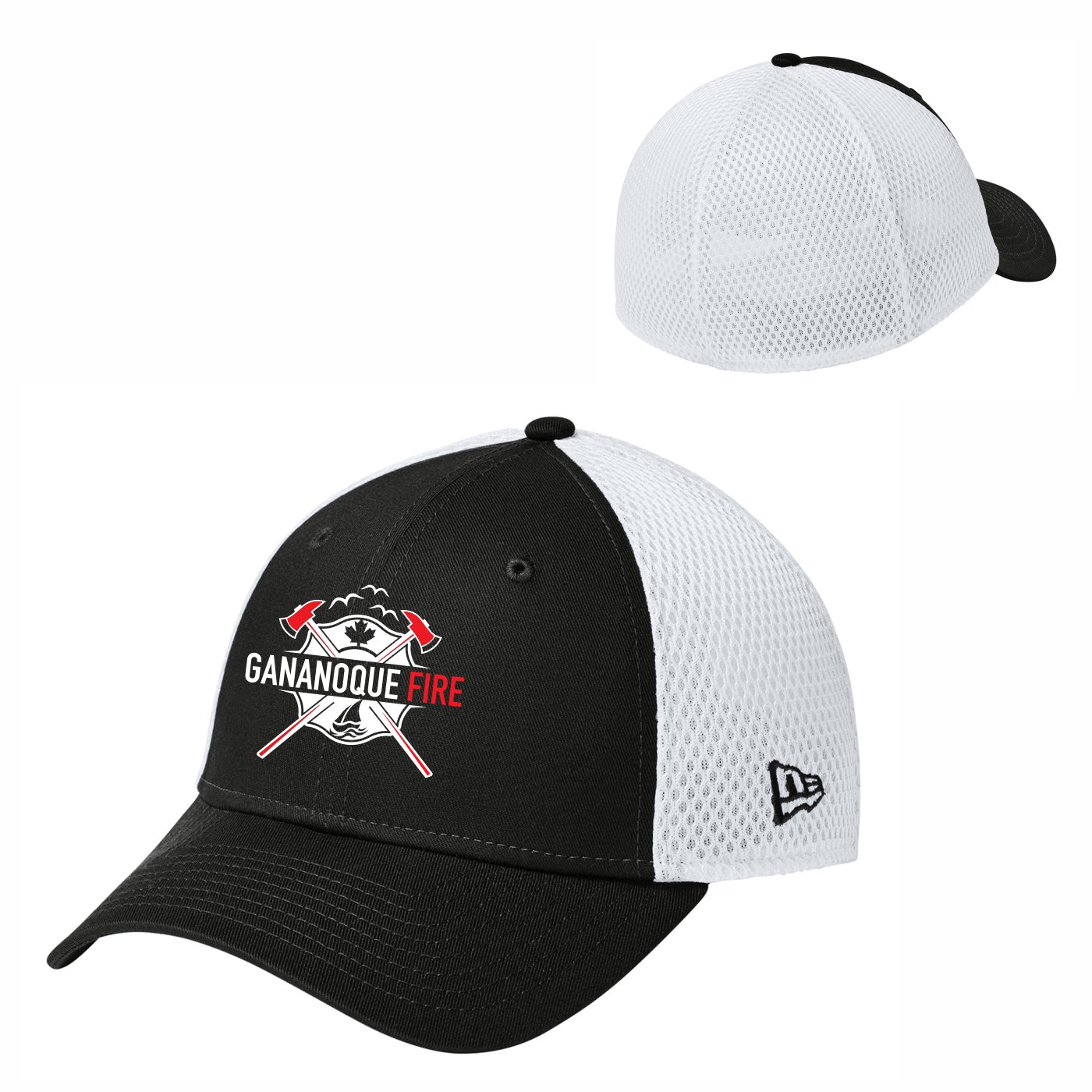 New Era Stretch Mesh Fitted Hat (Crest Logo) - Image 3