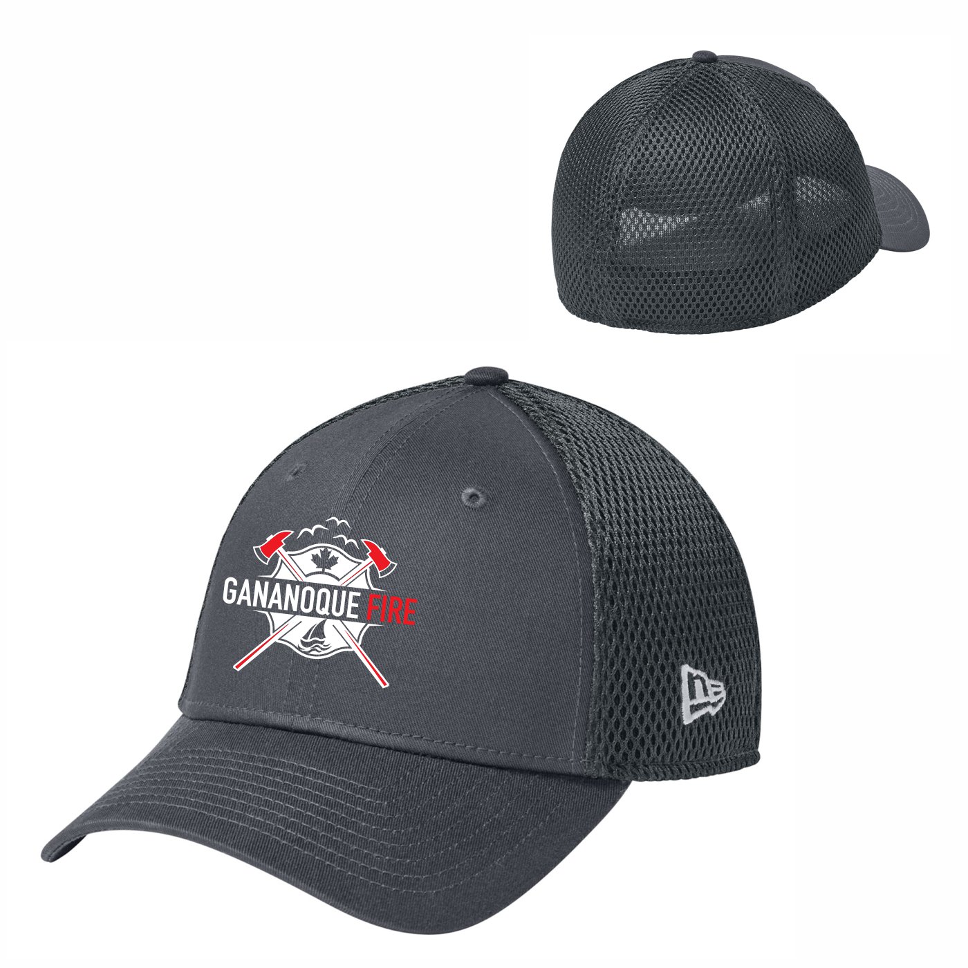 New Era Stretch Mesh Fitted Hat (Crest Logo) - Image 4