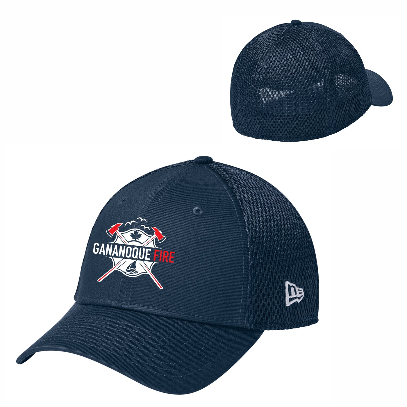 New Era Stretch Mesh Fitted Hat (Crest Logo) - Image 5
