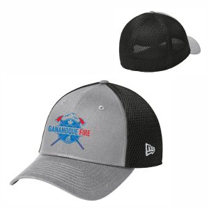 New Era Stretch Mesh Fitted Hat (Crest Logo)