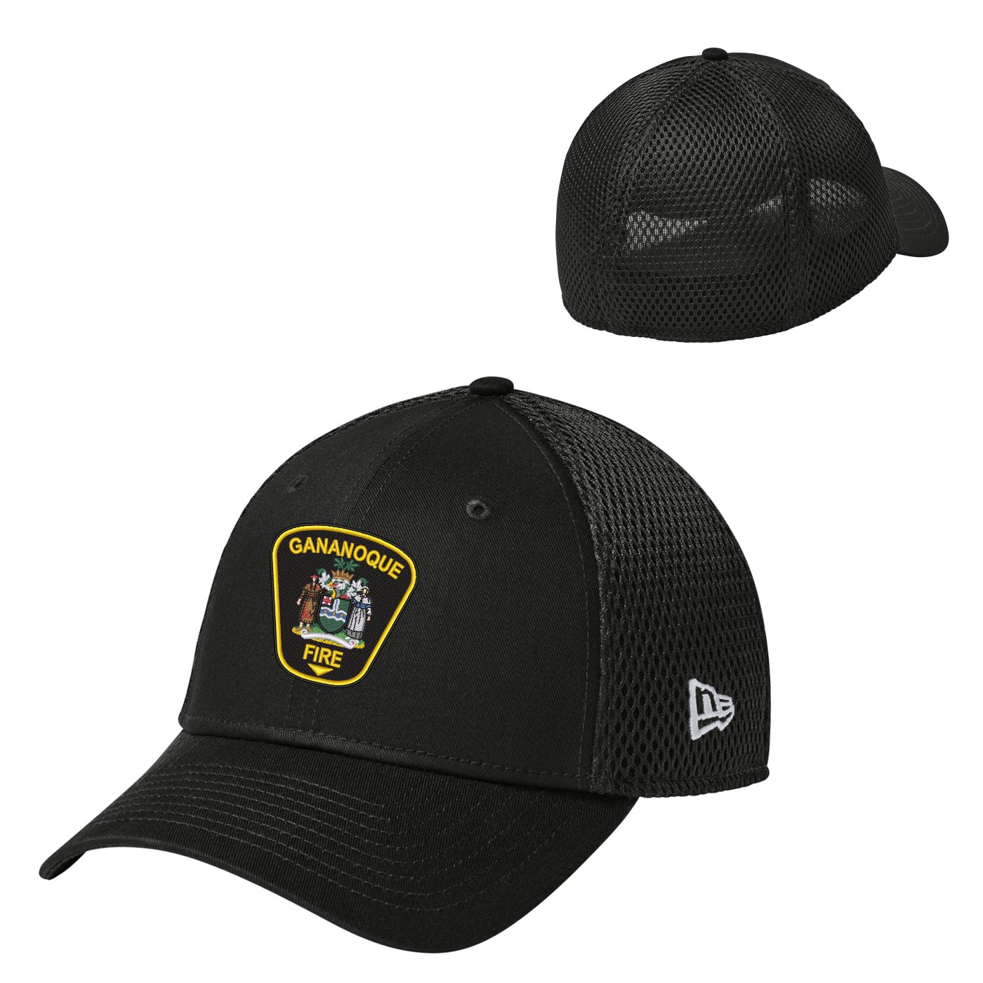 New Era Stretch Mesh Fitted Hat (Patch Logo) - Image 2