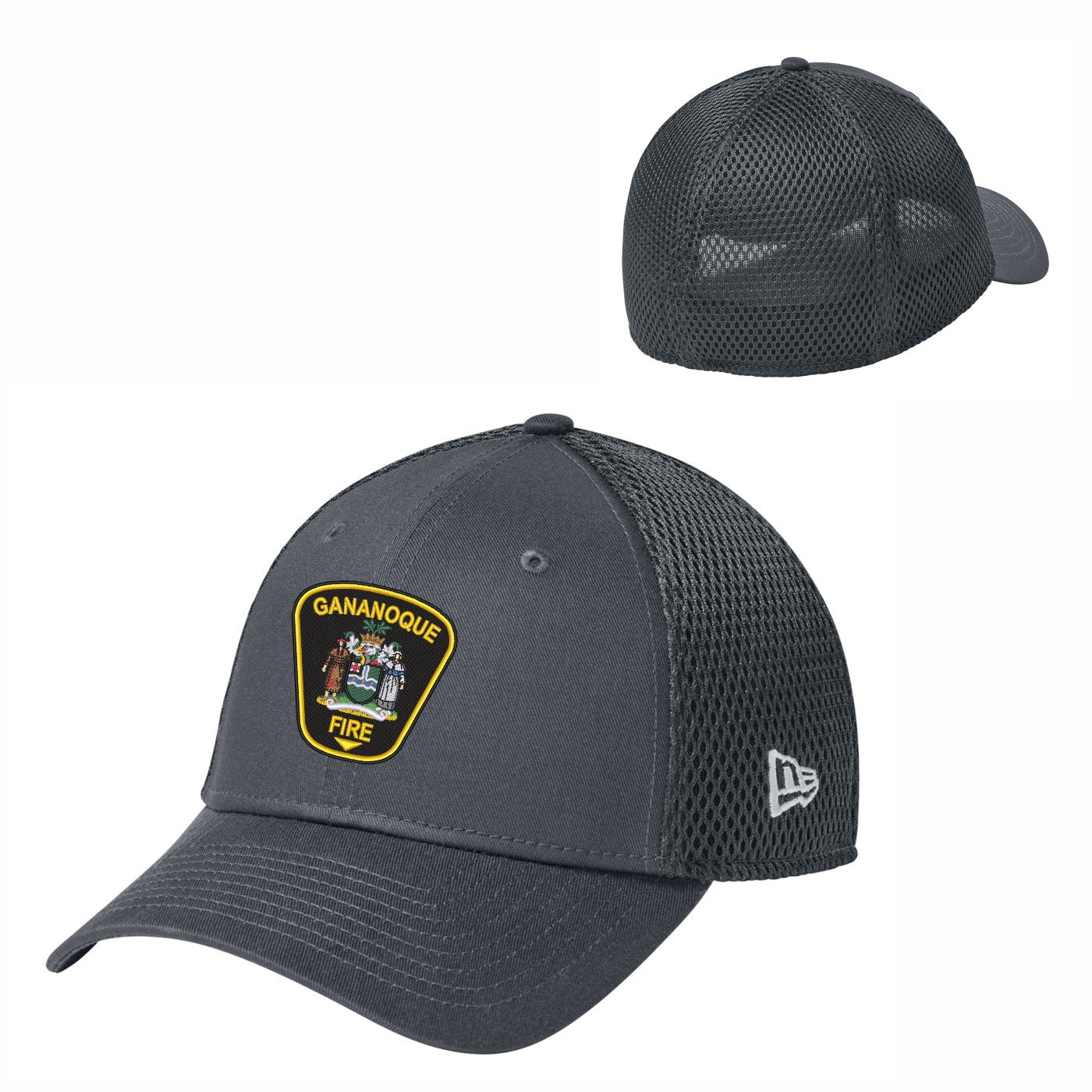 New Era Stretch Mesh Fitted Hat (Patch Logo) - Image 3