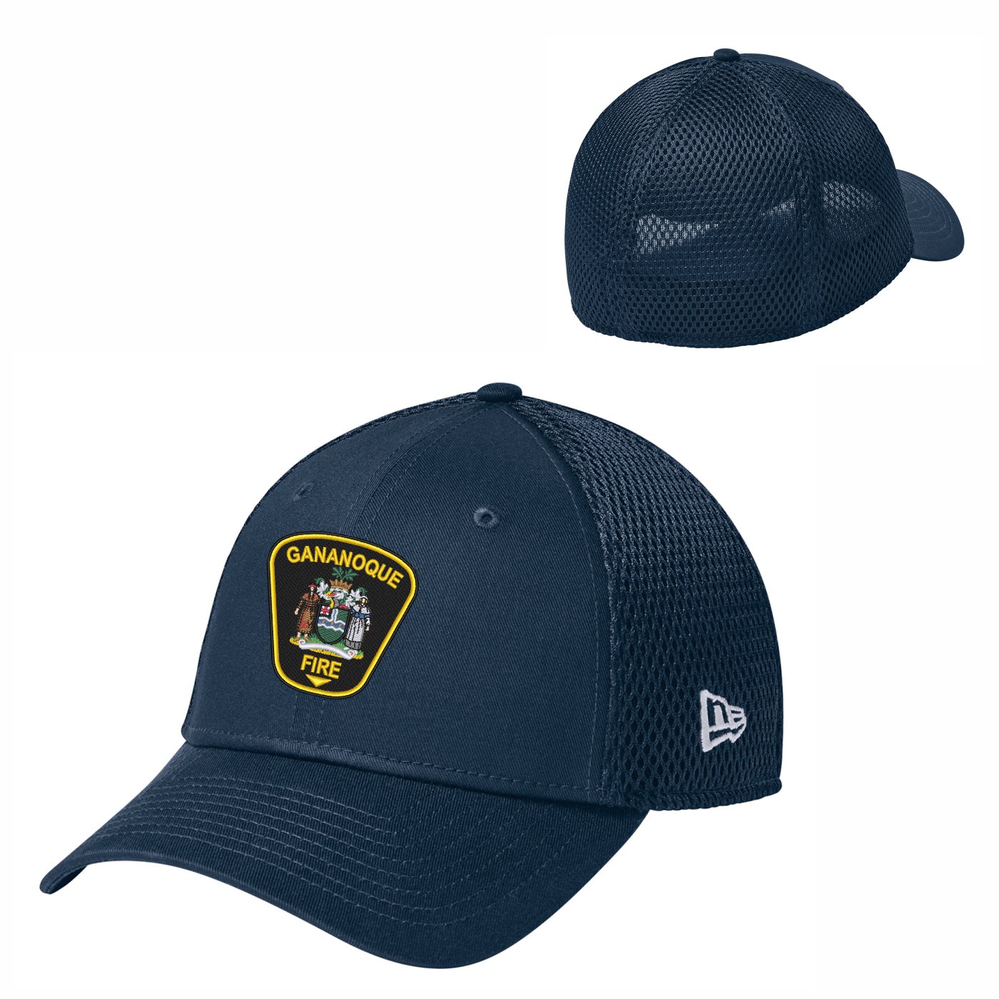 New Era Stretch Mesh Fitted Hat (Patch Logo) - Image 4